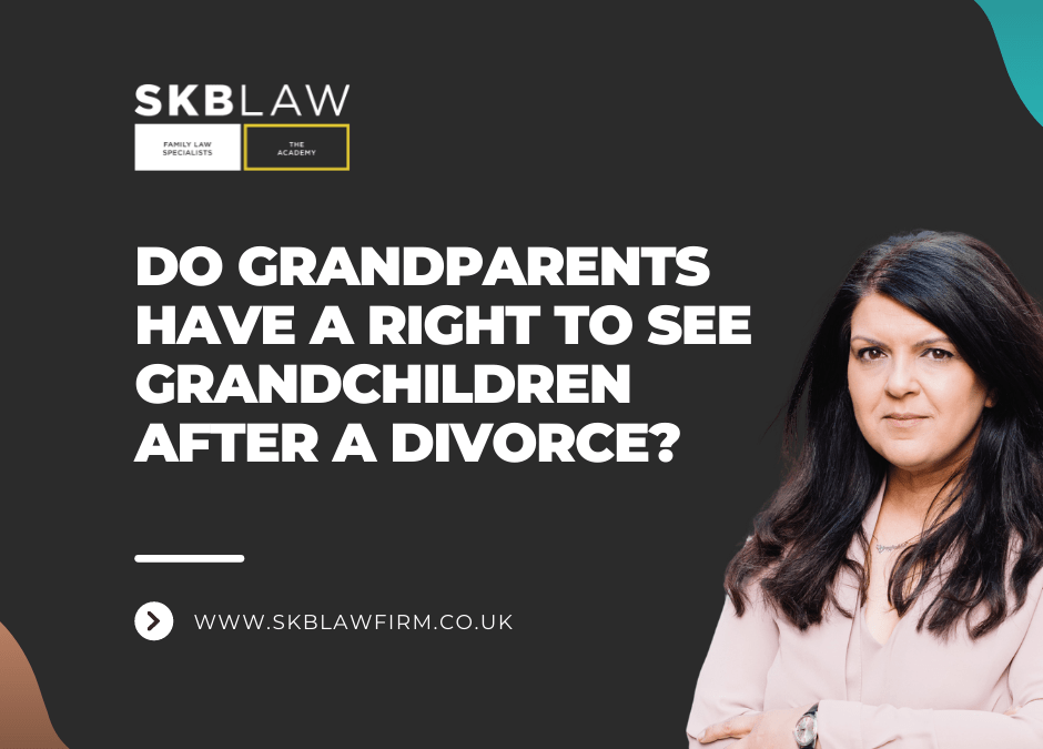 Do grandparents have a right to see grandchildren after a divorce?