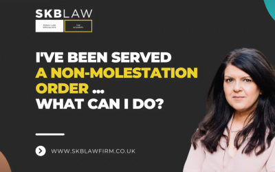 I’ve been served with a non-molestation order, what can I do?