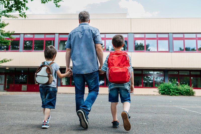 When is moving from supervised to unsupervised contact with children a red flag?